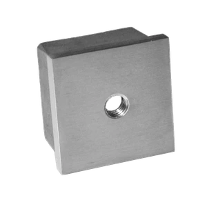 Ukončenie na jokel 40x40mm, závit M8, brúsená AISI304 - slide 0
