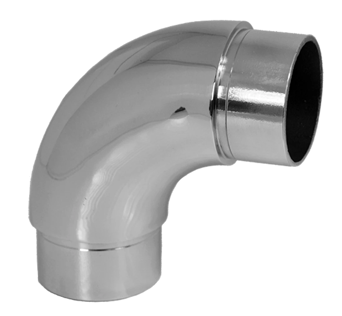 Spojka oblouková 90 ° na trubku ø42.4mm, leštěná AISI304