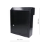 schránka poštová (380x305x150mm), hrúbka 1.5mm), max. formát listu: A4, farba: Prášková čierna