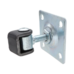 Závěs M12 s plotnou 80x80mm, otvíratelný 90° nastavitelný 1D