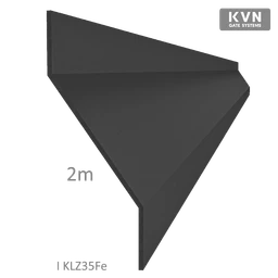 Z-profil-lamela L-2000mm 20x40x20x1,5mm, plech bez povrchovej úpravy, použitie pre plotovú výplň, možnosť použiť pre bránový špeciál KJL70x34x55x2 cena za 2m ks