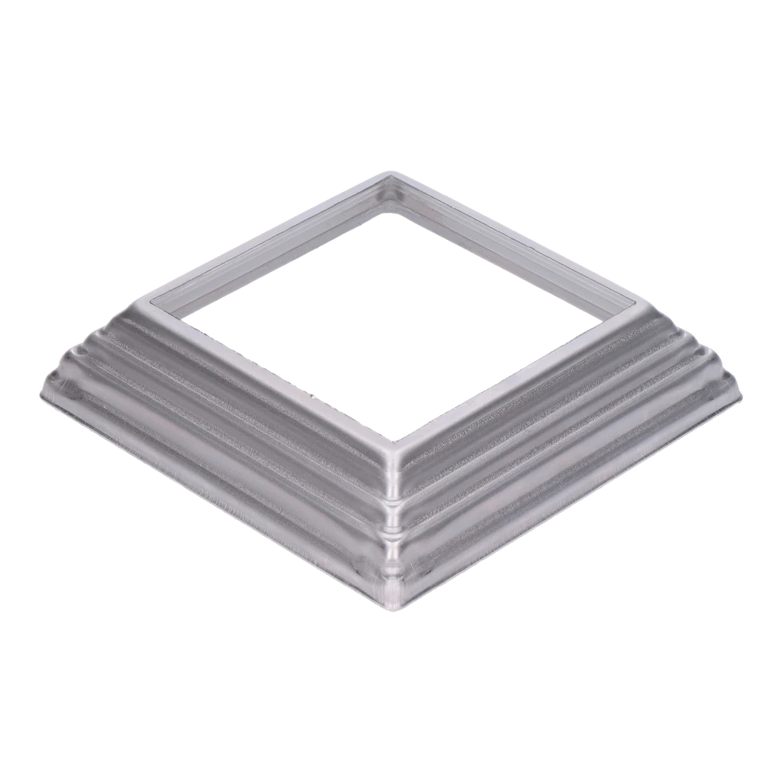 Krytka plechová, 122 x 122 x 29 mm, díra: 82 x 82 mm