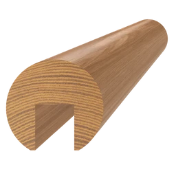 drevený profil (42mm /L:3000mm) s drážkou 17x20mm, materiál: duk, brúsený povrch bez náteru, balenie: PVC fólia, necinkovaný materiál