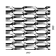 ťahokov Fe, kosoštvorcové oko: 44x12mm, mostík: 5mm (1000x1500x1.5mm), orientácia oka: rozmer oka 44mm je rovnobežná s rozmerom tabule 1000mm