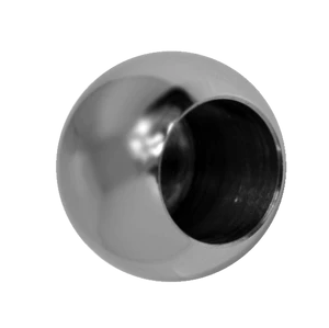 Koule koncová ø 20 mm na trubku ø 12 mm (otvor ø 12,2 mm), leštěná nerez / AISI304 - slide 0