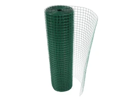 Zvárané pletené sito so zeleným PVC obalom, celkový rozmer: Výška x Dĺžka 1x25m