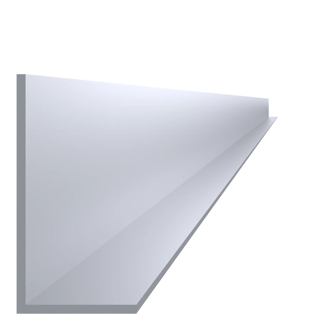 L profil 80x40x3mm, L-6000mm, hliník bez povrchovej úpravy