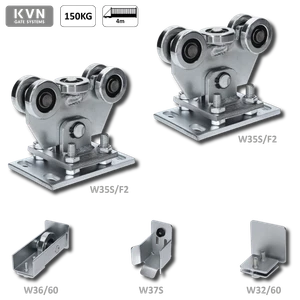 Set pro samonosný systém 60 x 60 x 4 mm, (2x W35S/F2, 1x W32/60, 1x W36/60, 1x W37S) - slide 1