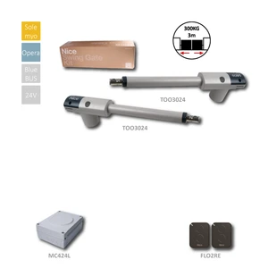 Sada pohonů pro dvoukřídlovou bránu do 3m/křídlo - slide 0