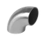 Spoj - koleno 90 ° (k navaření) ø 42,4mm, brus, AISI304