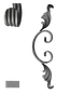 céčko KC003AH s lístkami 1261, (320x80mm), 12x6mm, široké rozkutie