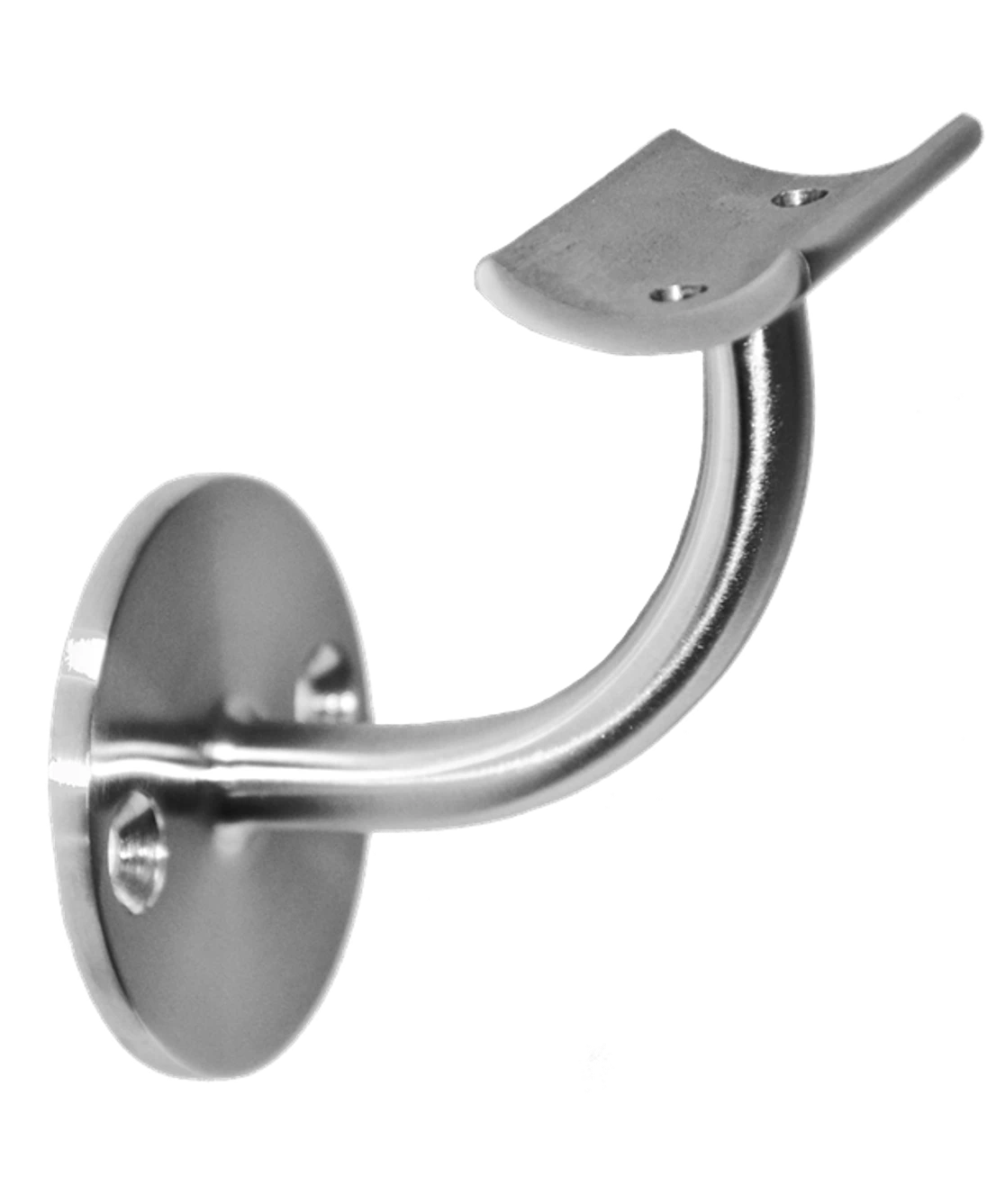 Držák madla ø42.4mm na stěnu, broušená nerez AISI304