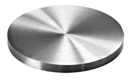 Ukončenie ø80mm/H-6mm, brúsená nerez AISI304