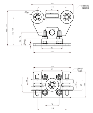 set bez profilu pre samonosný systém, (2x W35S/F, 1x W32/60, 1x W36/60, 1x W37S) - slide 2