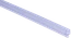 plastové těsnění na sklo 6mm, mezi skleněné dveře a stěnu nebo podlahu, 2200mm