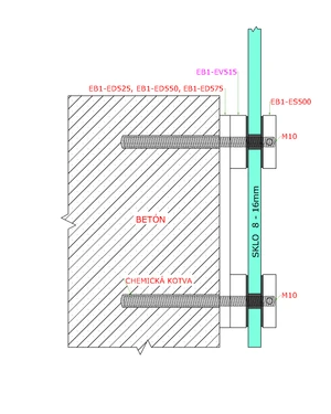 prechod na vymedzenie vzdialenosti, ø 50mm /ø 10mm /L: 15mm, brúsená nerez K320 /AISI304, bal: 1ks - slide 2