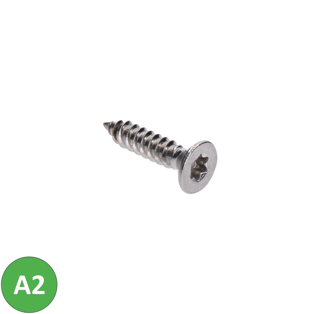 Nerezová skrutka samorezná (4,2x19mm) zápustná  hlava, DIN7982TX/A2 /AISI304