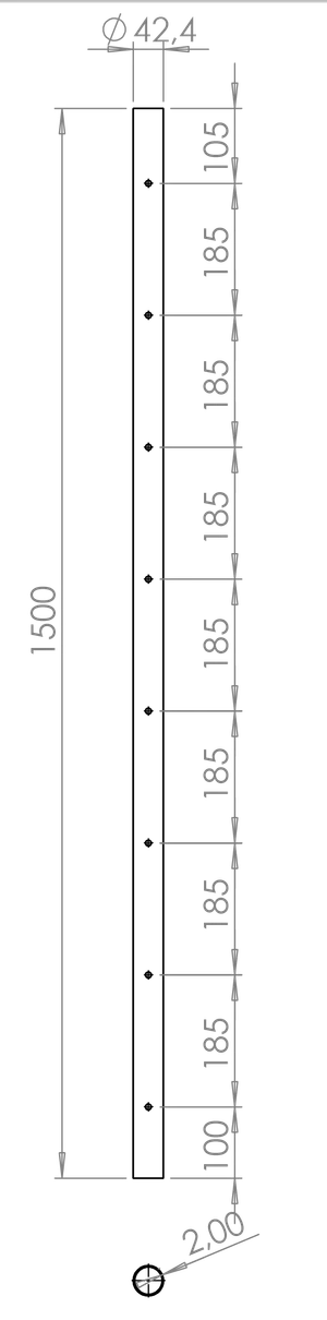 Montážní sada pro zelenou stěnu (lanko ø4mm), nerez AISI304/316 - slide 4