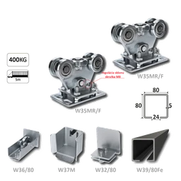 Samonos do 400 kg/5 m, profil 80 x 80 x 5 mm, Fe
