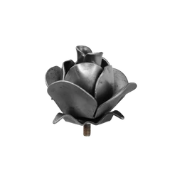 Růže  H 60 x L 60 mm, tl. 1,5 mm, se závitem M6