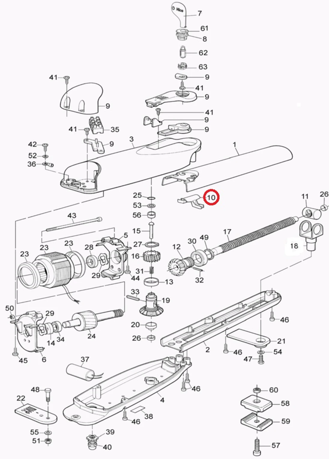 BPMW2A.4540 krytka tmavošedá pre Wingo4.., Moby4..