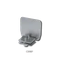 Záslepka pre C profil 67x67x3mm, pozinkovaná