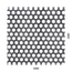 Dierovaný plech kruhový presadený Fe, otvor: ø 10mm, rozteč: 15mm, (1000x2000x1mm)