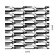 Tahokov Fe, kosočtvercové oko: 44x12mm, mostík: 5mm (1000x2000x1.5mm), orientace oka: rozměr oka 44mm je rovnoběžná s rozměrem tabule 1000mm