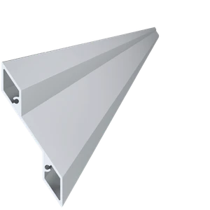 poškozený 1,6 mm hrubý profil na výplň 115,2x24,4x6000mm, materiál EN AW-6060 T66, přírodní hliník bez povrchové úpravy, cena za KUS - slide 2