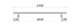 Led madlo ø 42.4mm, L-1250mm, brúsená nerez AISI304