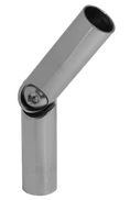 spoj nastaviteľný ø 12mm (0-60°) s kĺbom, leštená nerez /AISI304 - slide 0
