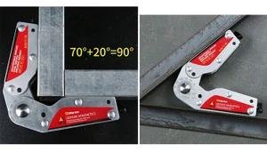 Svařovací magnet s nastavitelnými úhly, vypínací, 50kg, neodymový - slide 2