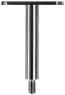 Držák madla pevný, plochý (78x64 mm) závit M8, broušená nerez K320 / AISI304