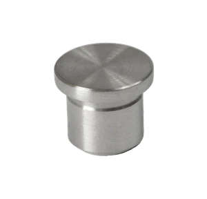 Ukončenie na trubku ø14x1.5mm, brúsená nerez AISI304 - slide 0