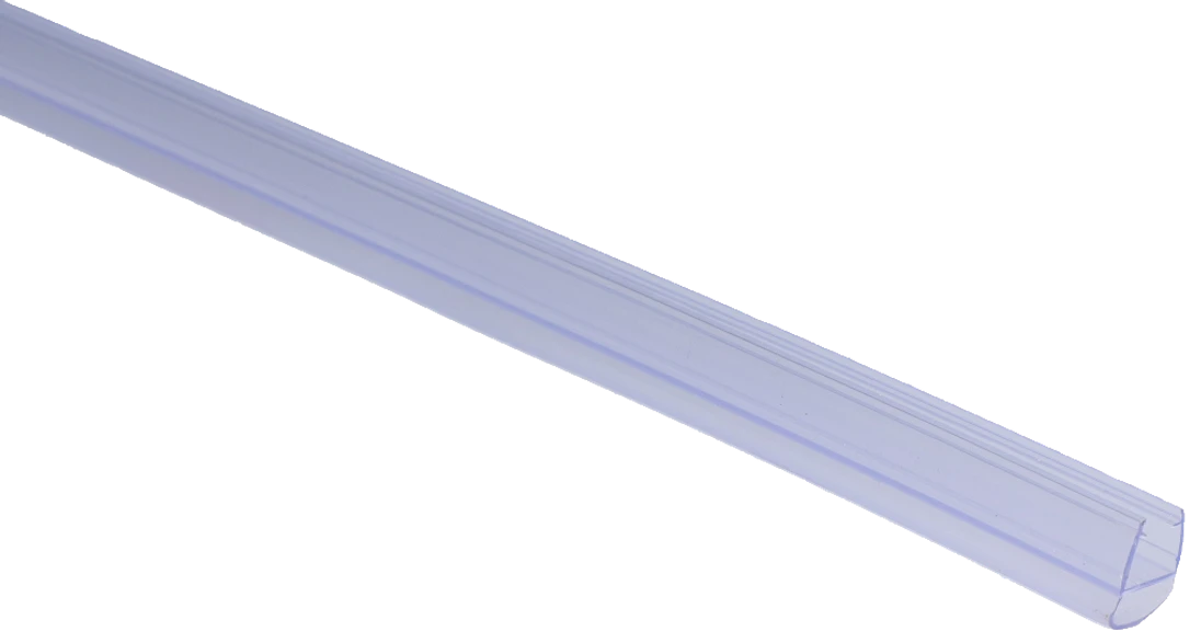 Plastové tesnenie na sklo 10mm, L-2200mm