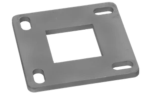 Kotviaca platňa (90x90x4mm), otvor: 40.1x40.1mm, bez povrchovej úpravy /AISI304 - slide 0