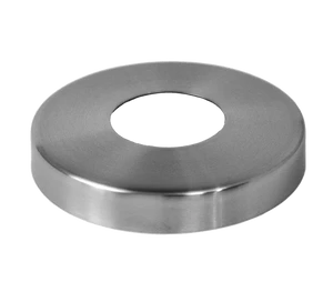 Kryt příruby (ø 105/20 mm) na trubku ø 42,4 mm (otvor ø 43 mm), nerez broušená K320 / AISI304 - slide 0