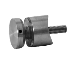 Svorka bodová, na ø42.4mm, sklo 6-12mm, brúsená AISI304