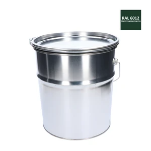 Barva antikorozní polomatná na zinek 10 kg - černozelená - slide 0
