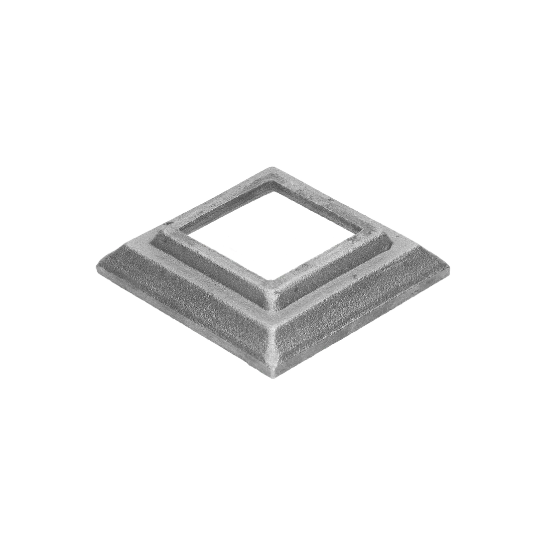 Krytka kovaná 80 x 80 x 17 mm s otvorem 41 x 41 mm