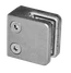 ZAMAK svorka plochá, sklo 6-10.76mm, bez úpravy