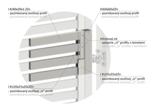 Poškodený uzavretý profil 80x20x1,2mm, zinkovaný DX51D+Z100, hladký L=6000mm, cena za kus - slide 1