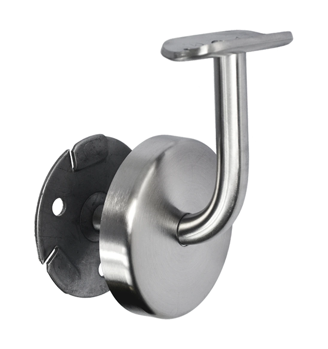Držák madla ø42.4mm na stěnu s krytkou, brus AISI304