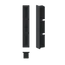 Plastová zátka k hliníkovej lamele AL-J10016-6, rozmer 100mm x 16mm
