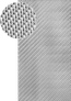 plech oceľový pozinkovaný DX51D, rozmer 2000x1000x1,2mm +/- 0.5%, lisovaný vzor - PLETENINA 38x22mm, 3D efekt