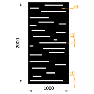 plech vzor 8211, 1000x2000x2mm, bez povrchovej úpravy - slide 0