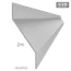 Z-profil lamela L-2000 mm, 20x40x20x1,5 mm, zinkovaný plech, použití pro plotovou výplň, možnost použít s KU35Zn na jekl 35 a 40 mm a s bránovým speciálem KJL70x34x55x2 cena za 2 m kus