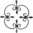 DOPRODEJ: Ornament 240x240 mm, hladký profil 12x6mm
