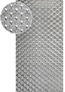 Plech pozinkovaný 2000x1000x1,2 mm, lisovaný vzor DUHA, 3D efekt. Skutečný rozměr +/- 0,5%