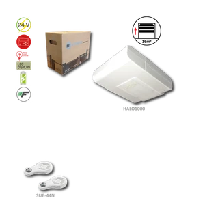 HALO 1000N pro sekční vrata do 16 m² / 130 kg, 2 x SUB-44WR - slide 1